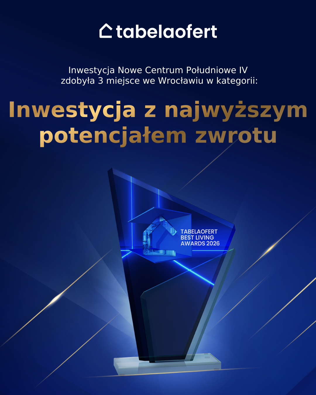 Nowe Centrum Południowe z prestiżowym wyróżnieniem Best Living Awards
